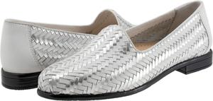 Лоферы Trotters Liz III, цвет White/Silver