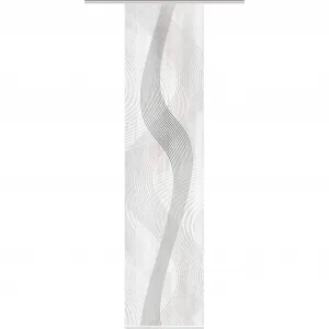 Раздвижная штора Vision S «VALESI», (1 шт.), ВxШ: 260x60, раздвижная штора под бамбук, цифровая печать, серый