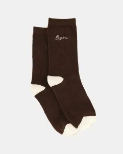 Женские однотонные носки Énfasis, коричневый