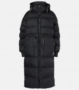 Трансформируемое стеганое пальто Adidas by Stella McCartney, черный