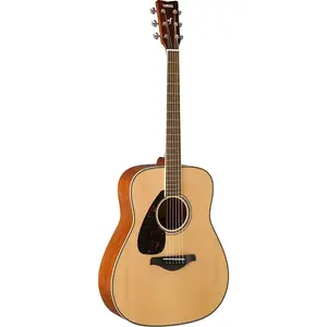 Акустическая гитара Yamaha FG820L Natural, солидная дека, для левши