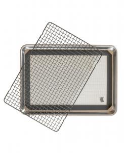 Набор для выпечки печенья из 3 предметов: противень 1х2 дюйма, коврик для выпечки, решетка для охлаждения Nordic Ware,