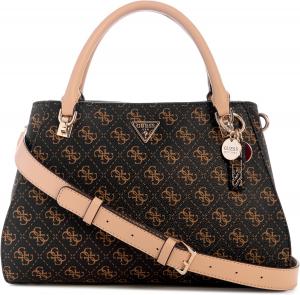 GUESS женская сумка Noelle II Luxury Satchel, Brown Logo