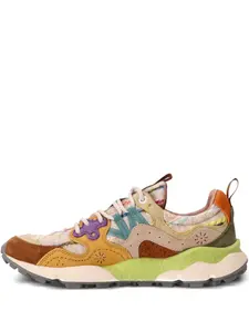 Кроссовки в технике пэчворк Flower Mountain, нейтральный