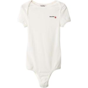 Боди с вышивкой X Petit Bateau MIU MIU, белый