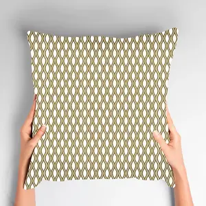 Декоративная подушка Ilaria с узором Queence, белый