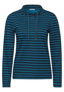 Лонгслив CECIL Shirt, цвет blue/marine blue