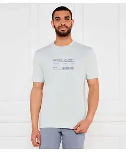 Футболка te_atacama Regular fit Boss Orange, зеленый