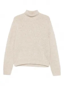 Кашемировый свитер с высоким воротником Auralee, нейтральный