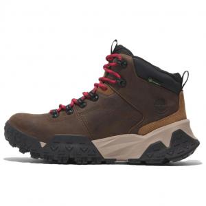 Антискользящие износостойкие полувысокие треккинговые туфли мужские коричневые Timberland