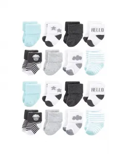 Махровые носки Hudson Unisex из хлопковой смеси с плюшем для мальчиков Hudson Baby, серый