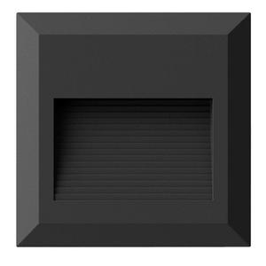 Светодиодный светильник для ступеней, ширина 12,4 см, черный V-TAC