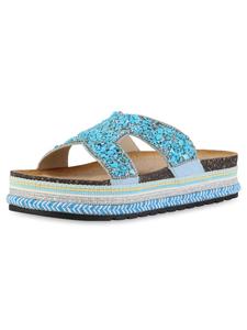 Мюли VAN HILL, бирюзовый