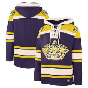 Толстовка с капюшоном '47 Superior Lacer Los Angeles Kings фиолетовая Unbranded