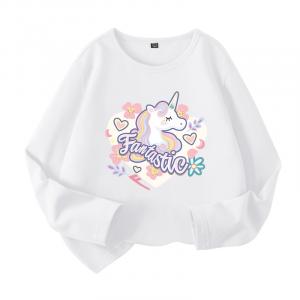 Детская футболка WARRIOR, розовая с единорогом