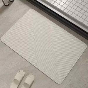 AOVOC Ковер 60х120 см из ПВХ для ванной комнаты, японский стиль, римский узор, модель Mat-08