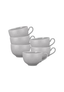 Чашки кофейные для латте Seltmann Weiden Amina, 350 мл, 6 штук, серый