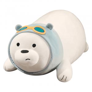 Плюшевая мишка, милый медвежонок, мягкая игрушка, высота 35CM55CM75CM100CM Barbne, белый