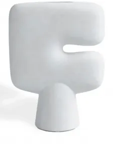 Большая ваза tribal, 34х14 см, 101 Copenhagen, белый