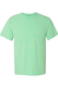 Футболка Comfort Colors Garment-Dyed Heavyweight Pocket, цвет island reef
