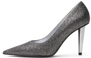 CHARLES&KEITH Маленькие туфли на шпильке CK Slim с узким каблуком 9 см для женщин - черные текстурированные, цвет BLACK TEXTURED Black Textured