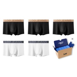 Мужские трусы бокс 5 штук Lee, белый