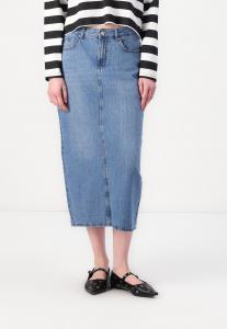 Юбка-карандаш ONLLUMI MIDI BACK SLIT SKIRT  ONLY, деним