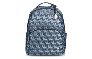 Samsonite Женский синий принтованный тканевый рюкзак для ноутбука