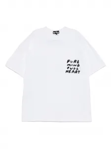 Футболка с принтом из коллаборации с Nike Black Comme Des Garçons, белый