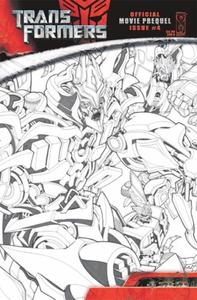 Transformers Movie Prequel #4 Comic - Prime Directive Retailer Incentive Sketch Variant Cover (IDW Publishing, 2007) (IDW Publishing)