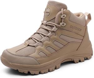 Мужские походные ботинки Qacksv, дышащие тактические пустынные ботинки для улицы, Sand
