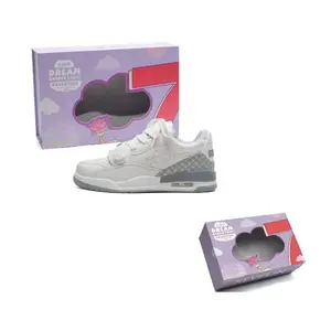 7 SEVFUN Низкие скейтерские кроссовки унисекс бело-серые классические, цвет White Gray Classic