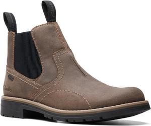 Мужские ботинки Clarks Morris Easy водонепроницаемые, Stone Waxy