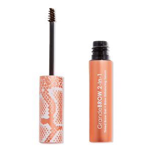 Гель для бровей GrandeBROW 2-в-1 с тонирующим эффектом и сыворотка для улучшения формы бровей (дорожный формат) Grande Cosmetics, Dark