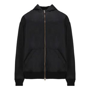 Куртка Balenciaga 3B Sports Icon Padded Zip-Up Hoodie 'Black', черный