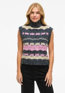 Джемпер VILA VILADAN STEHKRAGEN, Rhodonite/Royal Blue