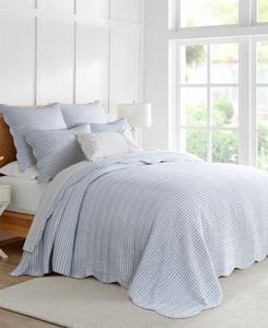 Комплект постельного белья Home Martha Stripe, двусторонний, 2 предмета, размер Twin Levtex, Blue