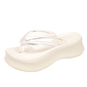 TAFN Женские белые шлепанцы, устойчивые к истиранию