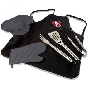 Фартук и сумка для барбекю Picnic Time San Francisco 49ers, черный