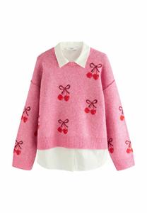 Джемпер Next Jumper, Bright Pink Cherry/Pink