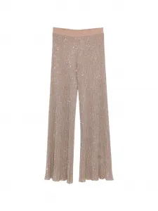 Плиссированные брюки D.Exterior, бежевый