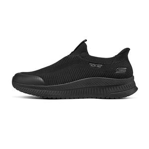 BOB'S MENS Low top Walking Shoes Skechers, all черный