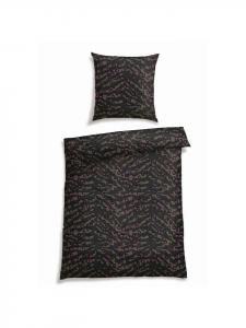 Schiesser Комплект постельного белья Roan в черно-оливковом цвете