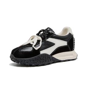 GIGIRYO Скользоустойчивые износостойкие водонепроницаемые женские кэжуал кеды низкие панда блэк, цвет Panda Black