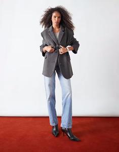 Джинсы Runway прямого кроя со средней посадкой, цвет «отбеленный» Topshop