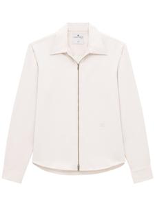 Рубашка из твила на молнии Courrèges, серый