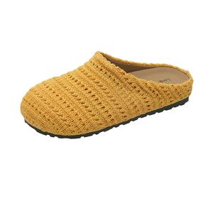 Поливинилхлоридные ПВХ устойчивые к истиранию закрытые тапочки Women's TAFN, желтый