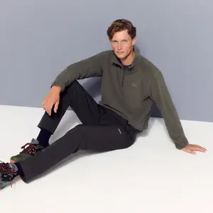 Микрополярная мужская горная половинная молния Mountain Pro, зеленый