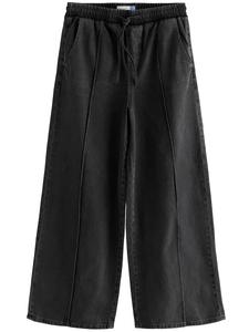 Джинсы с широкими штанинами Next, Black Denim