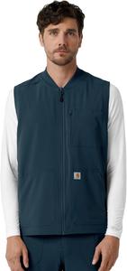 Carhartt мужская легкая рабочая жилетка Force Cross-Flex, Navy